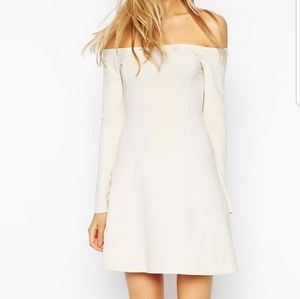 ASOS Cream Skater Dress